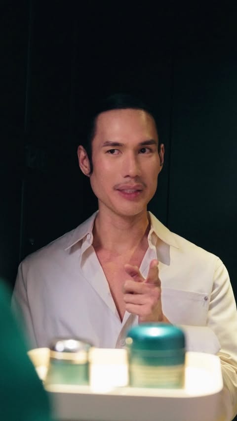 Instagram post by @patrickta for LA MER. Caption reads: Always Looking Well Rested When I Have La Mer On....
