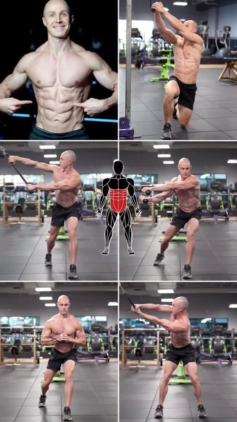 Instagram post by @alex_lueth for Transparent Labs. Caption reads: Athletic core exercises!

Here are some cable core....