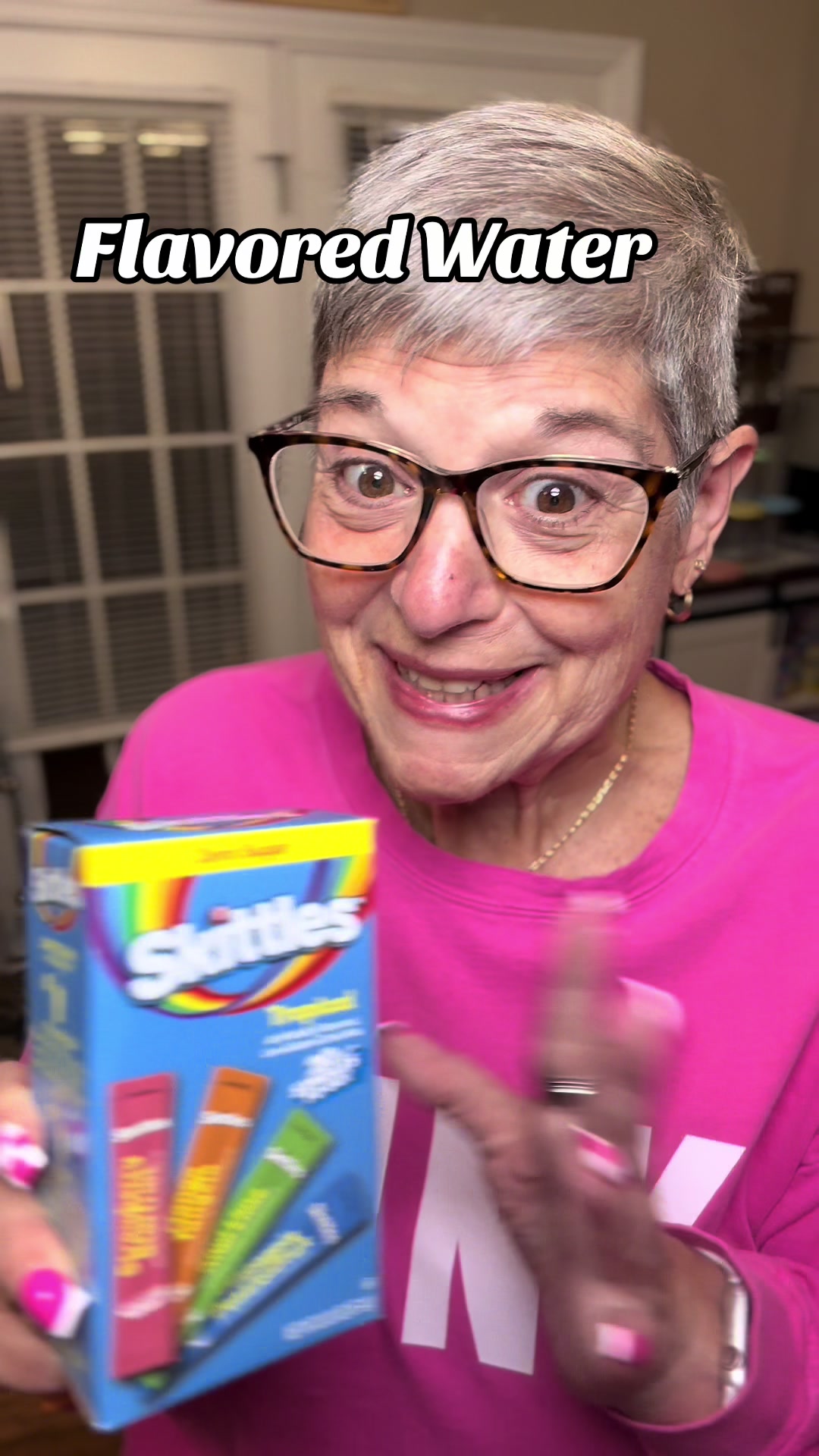 TikTok post by @carol_ubertacciohathaway for Singles To Go. Caption reads: The best package. #flavoredwater #singlestogo....