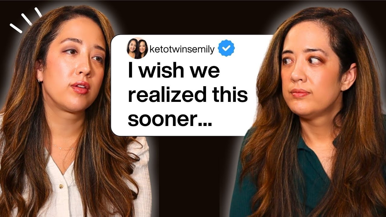 YouTube post by @ketotwins for Everyday Dose. Caption reads: If You Keep Giving Up on Keto Watch This..