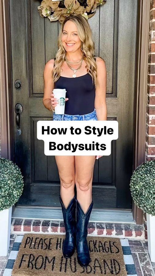 Instagram post by @styletolivein for LIKEtoKNOW.it. Caption reads: [...] code: DQD6NE9F #Avidlove #bodysuits....