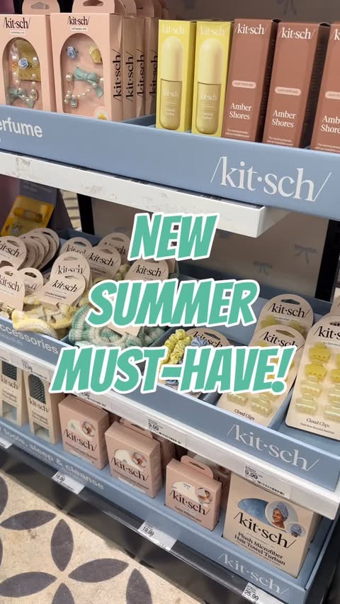 Instagram post by @targetpursuit for Kitsch. Caption reads: [...] vacation 🌴☀️✨ I’ve been keeping the new....