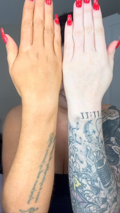 Instagram post by @its_carolinebailey for BPerfect Cosmetics. Caption reads: 🚨New product alert 🚨 

CAROLINEBBP to get all....