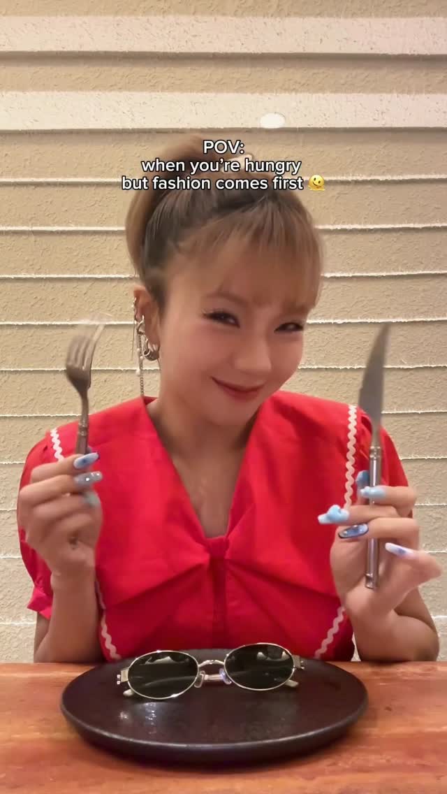 Instagram post by @kittieyiyi for GENTLE MONSTER. Caption reads: What’s on the menu tonight? @gentlemonster....