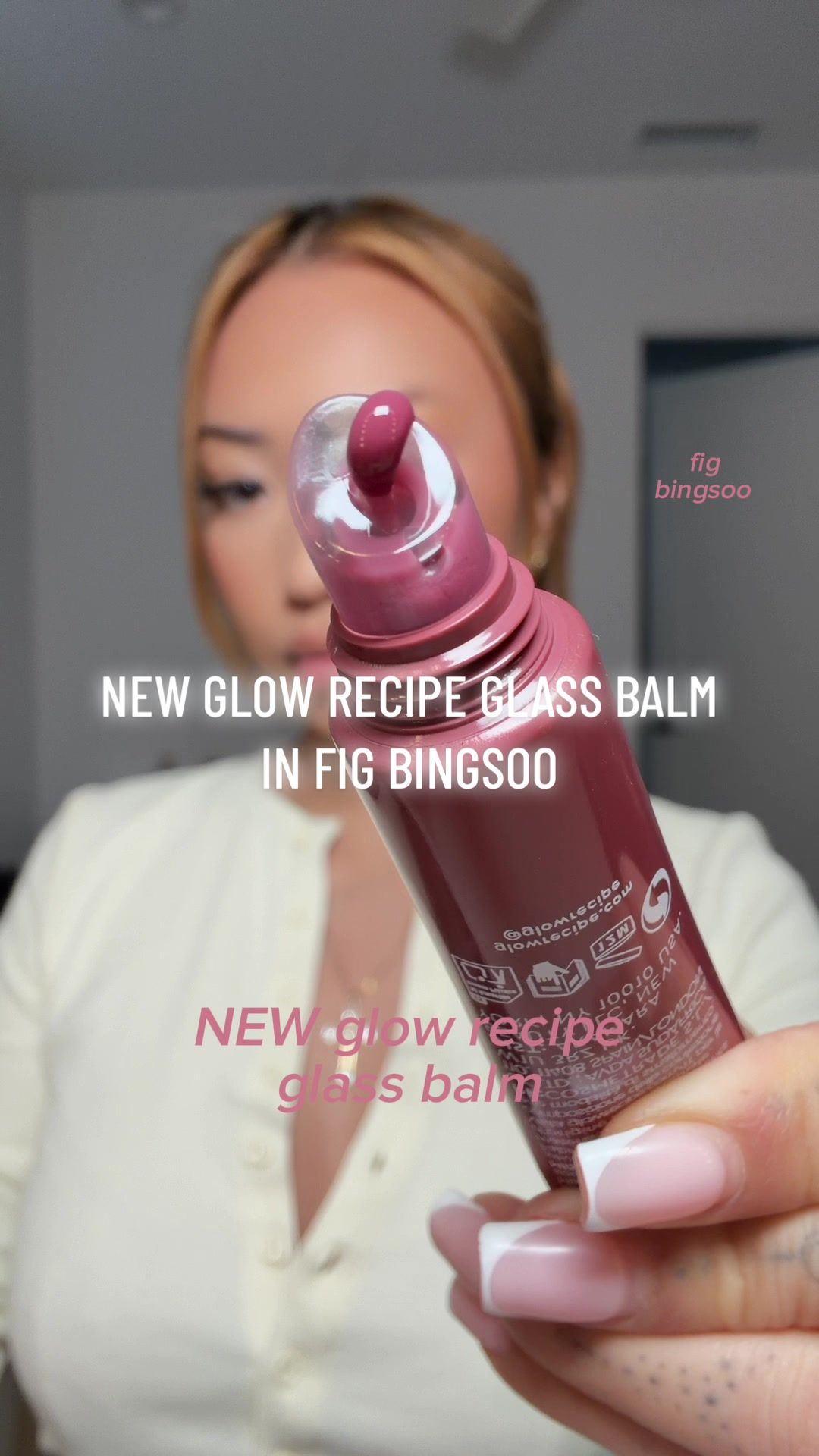 TikTok post by @coconutcathy for Glow Recipe. Caption reads: this has to be their best one yet!!! NEW @Glow....