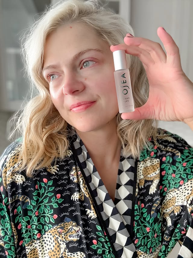 Instagram post by @chrissyandcrew for OSEA. Caption reads: [...] a while has been to use this serum from....