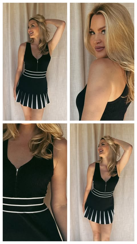 Instagram post by @thebubblyblonde for WISKII Active. Caption reads: [...] TBB26H🥰💞 for 15% off! @wiskiiactive try-on....