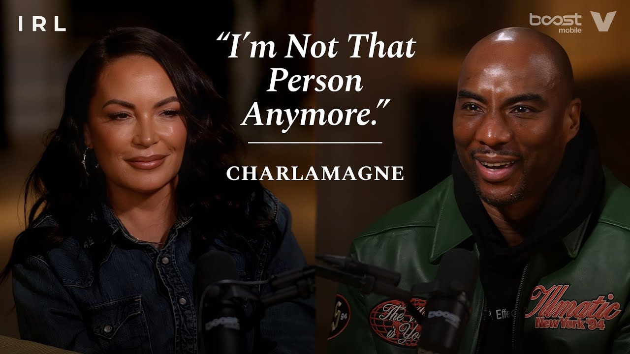 YouTube post by @AngieMartinez for Boost Mobile. Caption reads: Charlamagne Tha God On Truth, Accountability &....