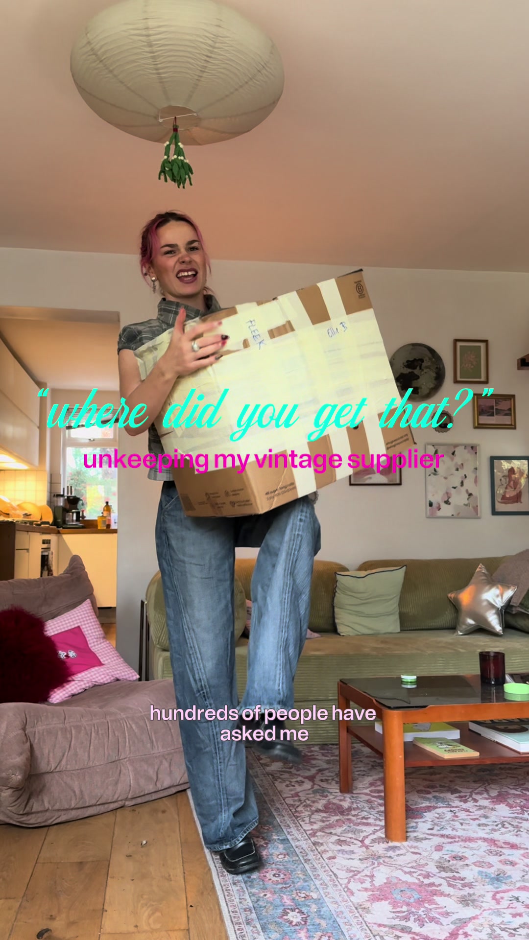 TikTok post by @ellierosebakerr for Join Fleek. Caption reads: Vintage supplier tips <3 ungatekeeping my....