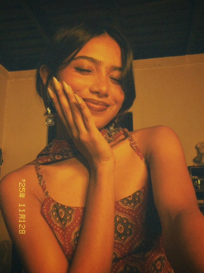 Instagram post by @naina.aakash_ for NEWME. Caption reads: Kurthi from @newme.asia 💋
Product id :....