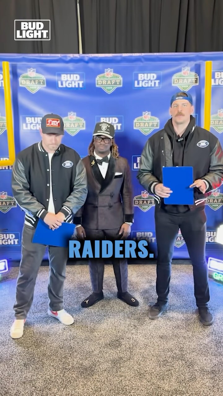 Instagram post by @_willcompton for Bud Light. Caption reads: [...] in the 2025 NFL Draft

Presented by....