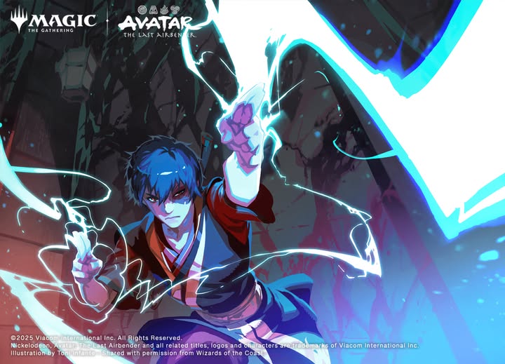 Instagram post by @toni.infante for Magic: The Gathering. Caption reads: [...] #wizards #wizardsofthecoast....