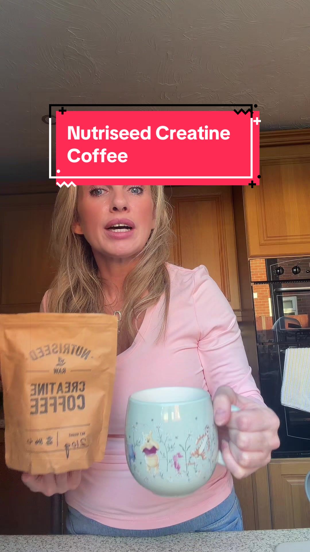 TikTok post by @nikks381 for Nutriseed. Caption reads: @nutriseed #nutriseedcreatinecoffee #creatine....