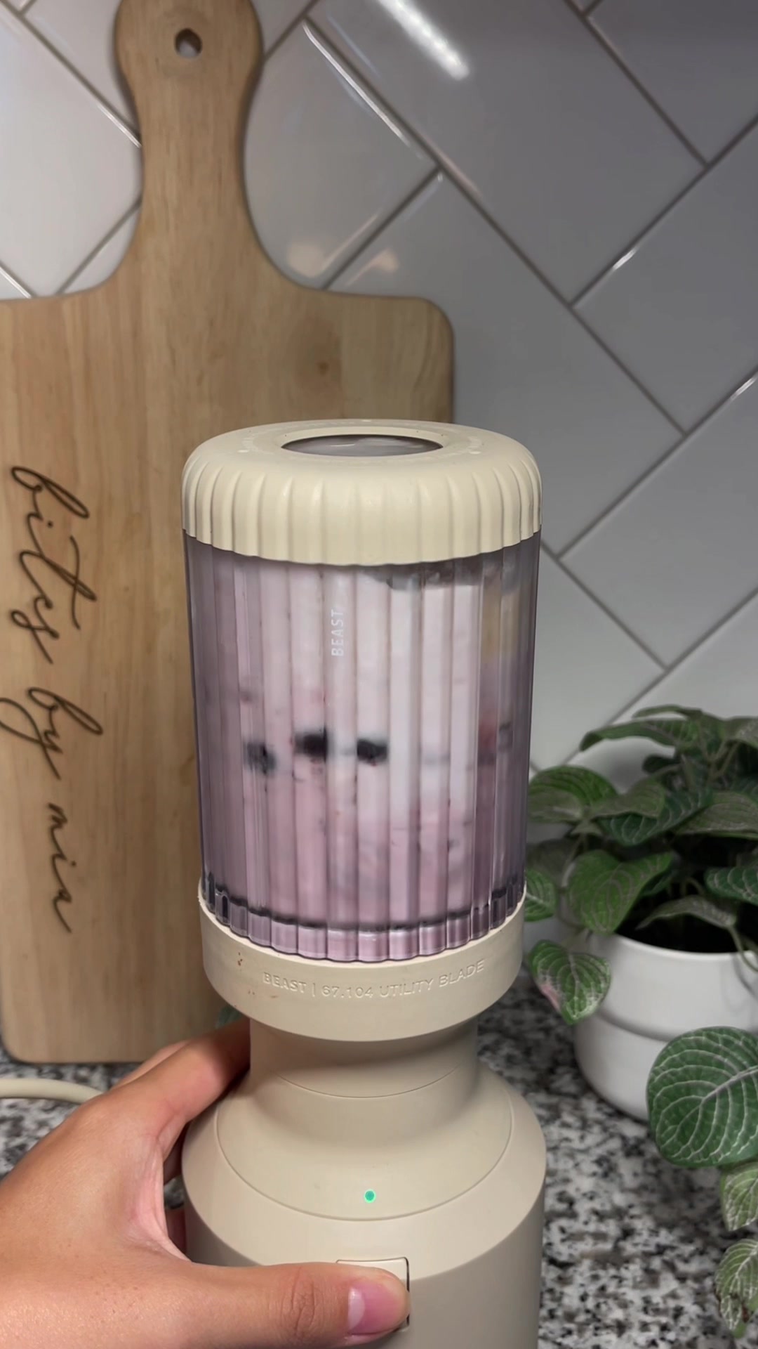 TikTok post by @bitesbymia for Beast Health. Caption reads: [...] use the link in my bio for 10% off @Beast....