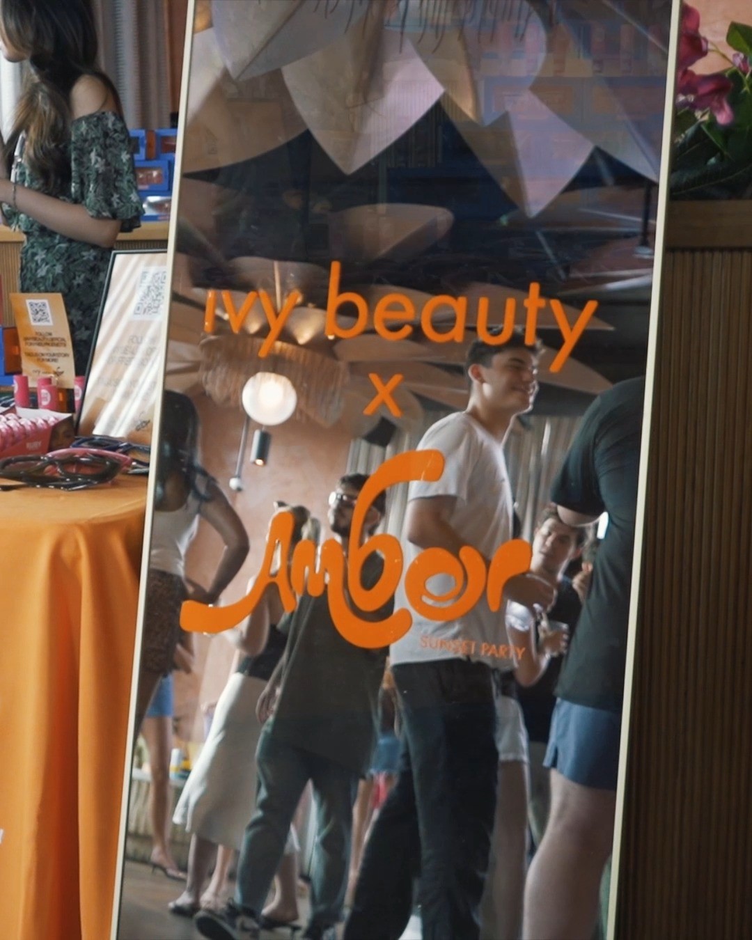 Instagram post by @rubykissescosmetics for Ivy Beauty. Caption reads: 🌇 Sunset vibes + stylish frames = unforgettable....