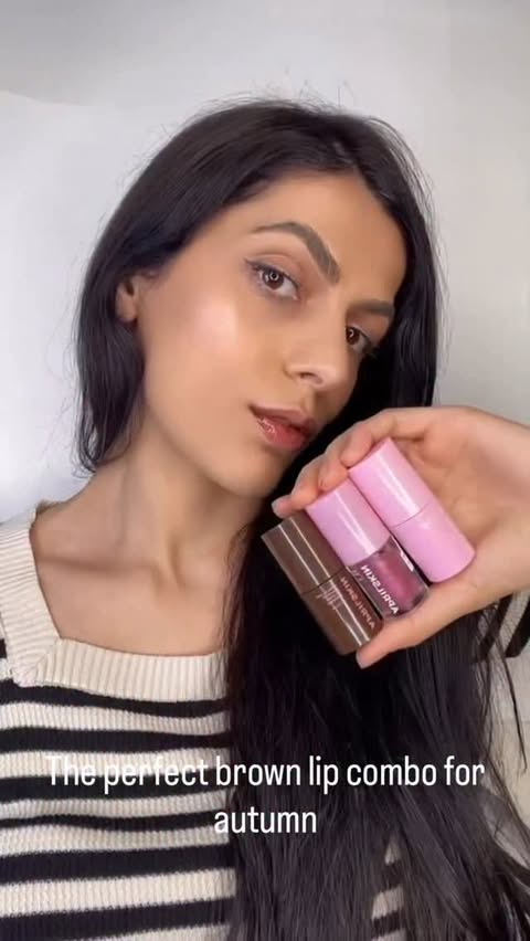 Instagram post by @shubitidzemariamii for Aprilskin. Caption reads: Brown Lip combo ✨ #APRILSKIN #APRILSKINskincare....