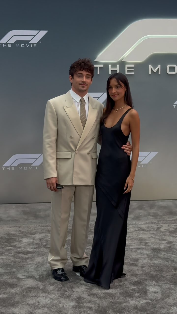 Instagram post by @itspaddockproject for Marriott Bonvoy. Caption reads: your favorite @f1 drivers on the carpet at the....