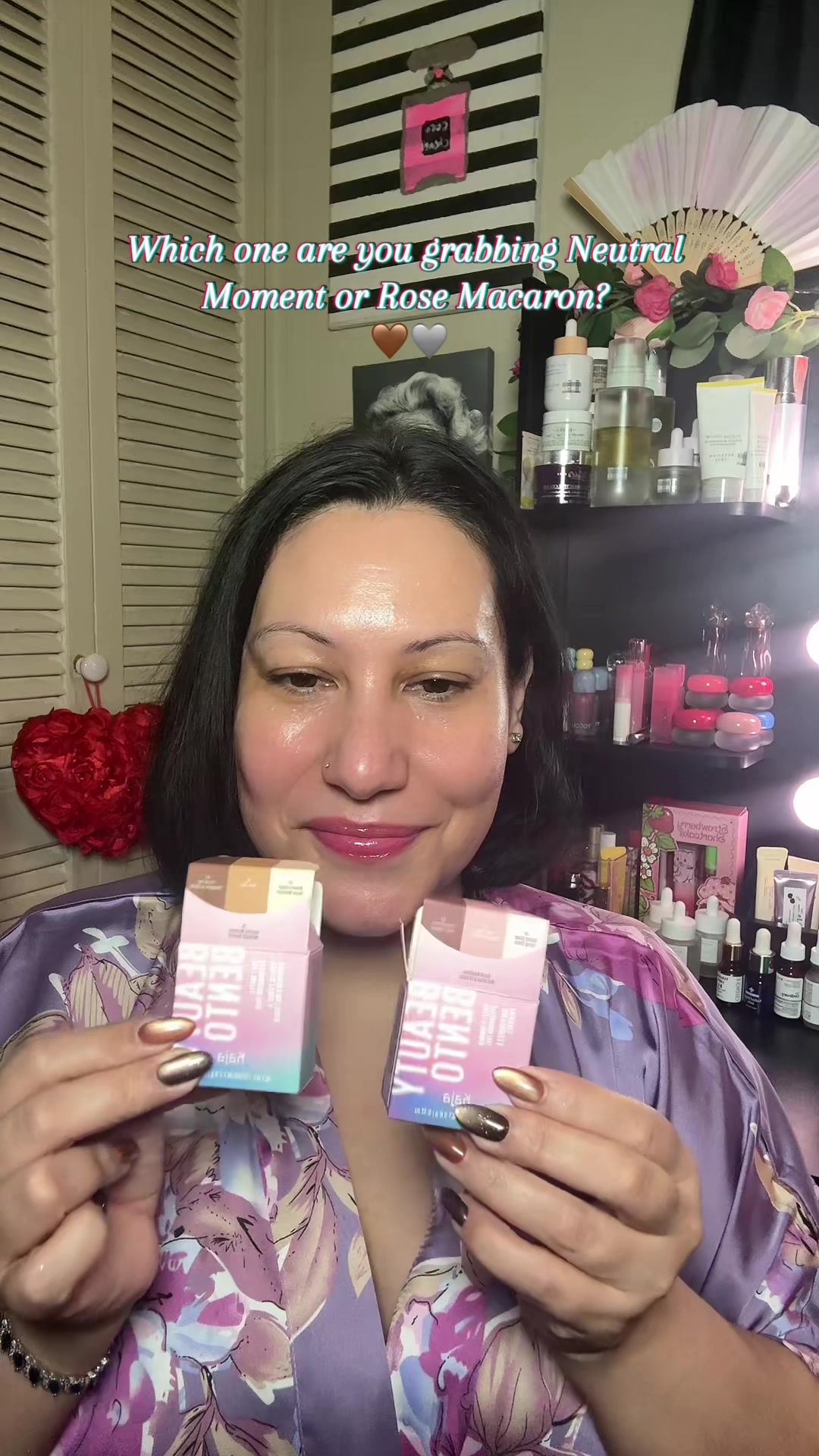 TikTok post by @amanecer7676 for Kaja Beauty. Caption reads: K-beauty magic in a stack ✨ Which Bento is your....