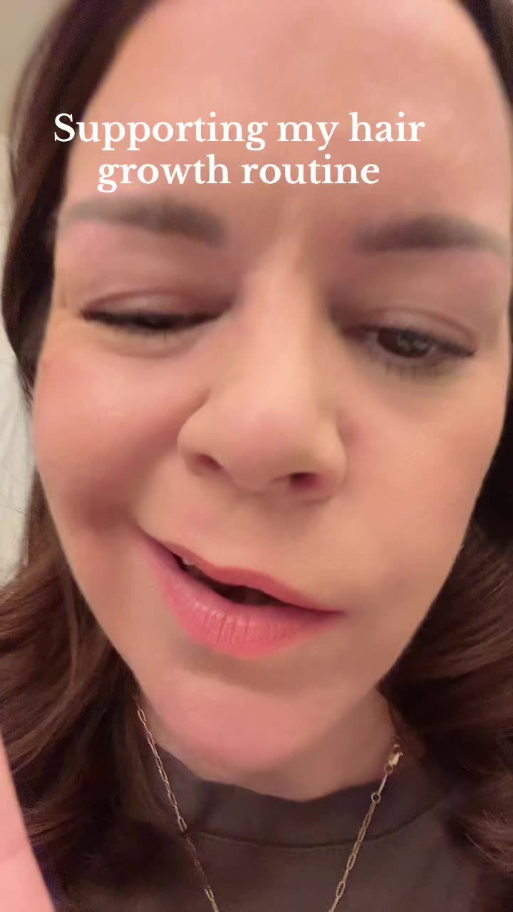 TikTok post by @rebeccaburns16 for Force Factor. Caption reads: I’ve been using Force Factor Hair Growth....
