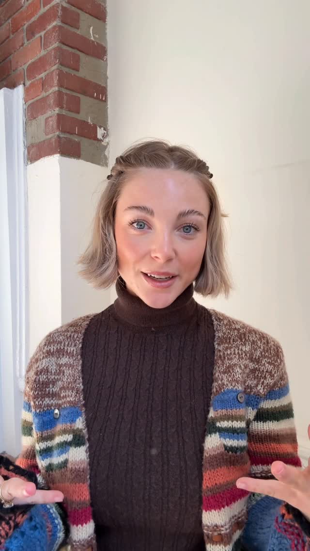 Instagram post by @amberyackzan for thredUP. Caption reads: Finding your fall thrift wishlist on @ThredUp!! 🎃....