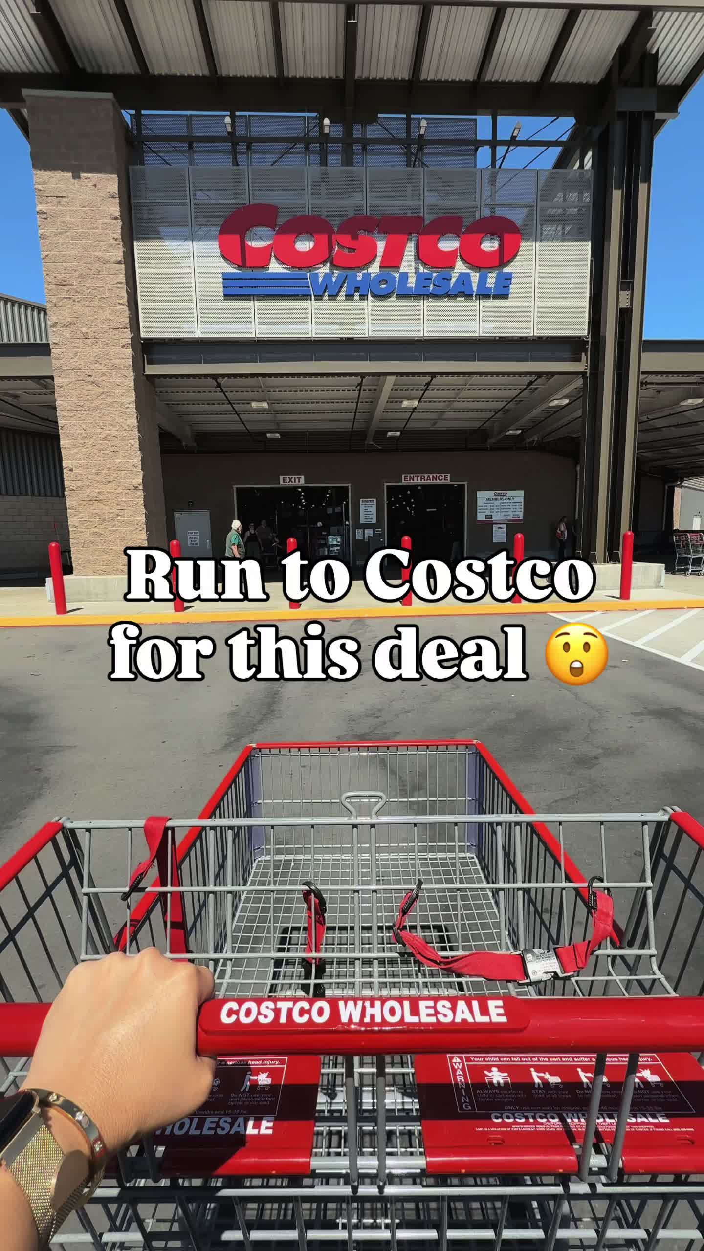 TikTok post by @costconewdeals for Lemon Perfect. Caption reads: [...] to Costco for this deal! ✨ 🔥 $4 OFF @Lemon....