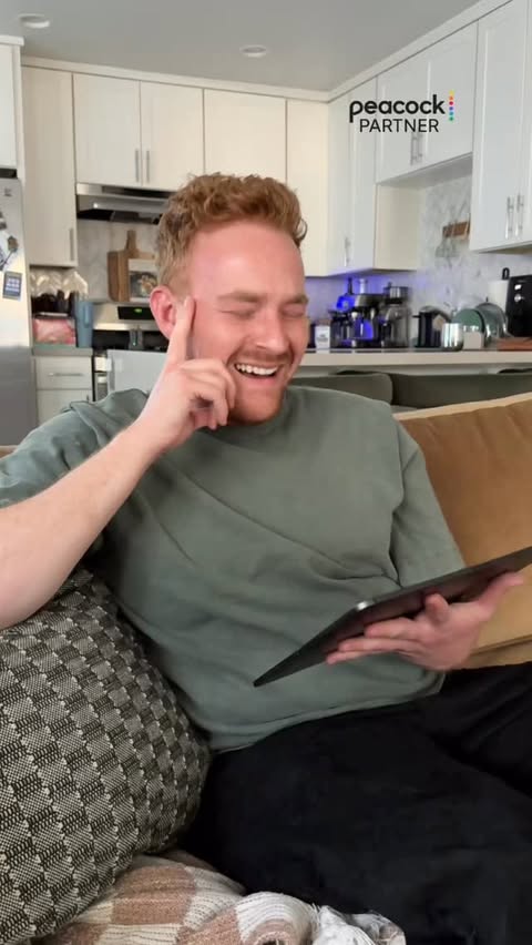 Instagram post by @daltonsmiley for Peacock. Caption reads: #PeacockPartner Maybe we do have a lot in [...].