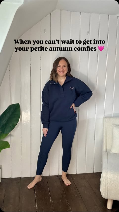 Instagram post by @the.petite.lady for LOVALL. Caption reads: Currently living in this set right now! Comment....