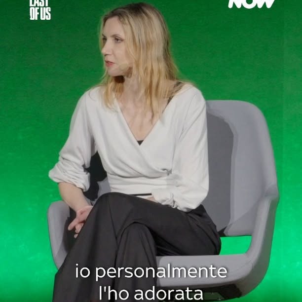 Instagram post by @machedavvero for NOW. Caption reads: Ellie nel gioco vs Ellie nella serie: per noi non....