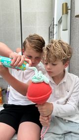 Instagram post by @jessdempsey for Allkinds. Caption reads: ALLKINDS X CHUPA CHUPS is an extremely exciting....