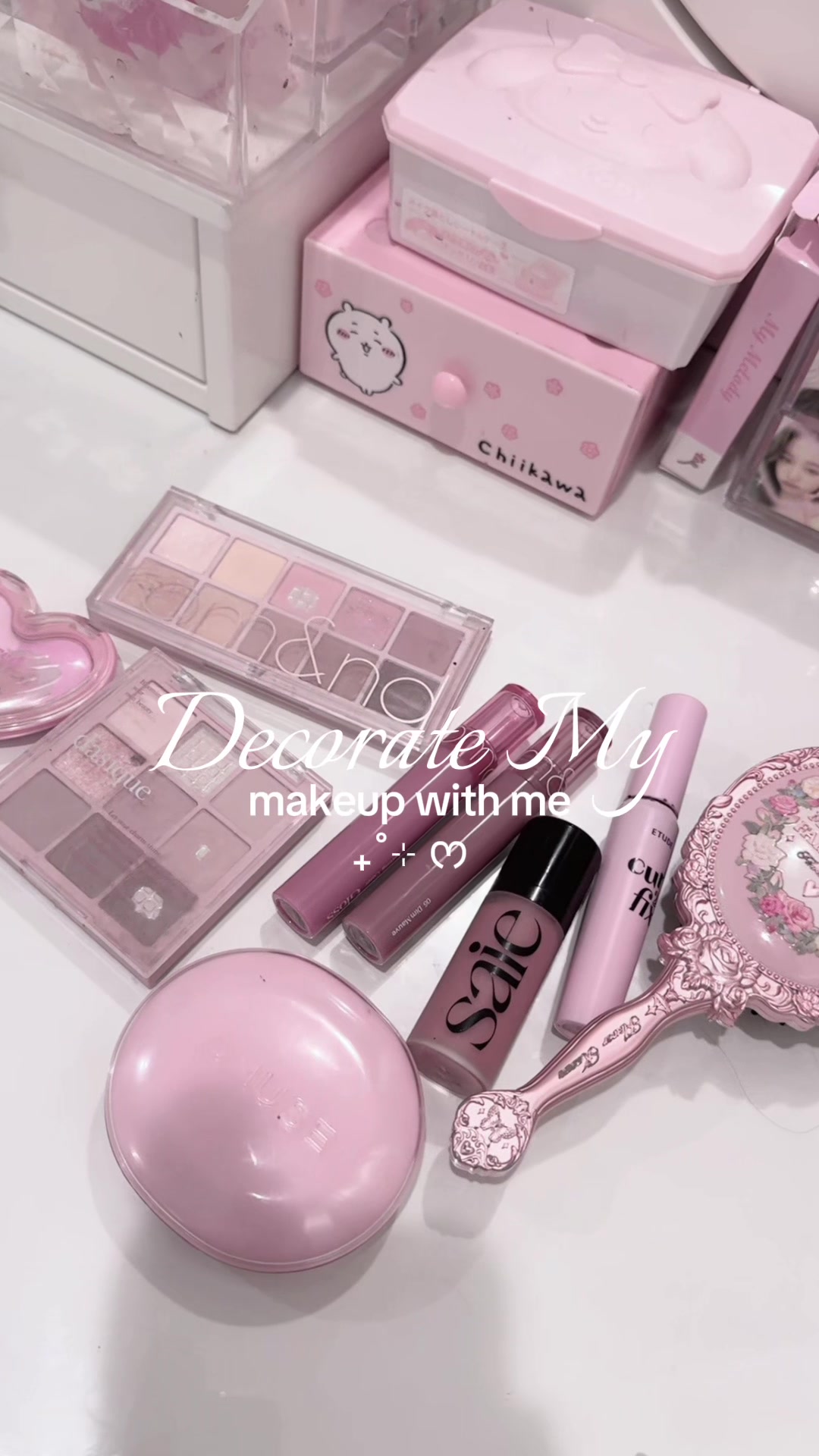 TikTok post by @ilavmiffy for Dasique. Caption reads: [...] video: @Saie @Rom&nd US @etudeofficial....
