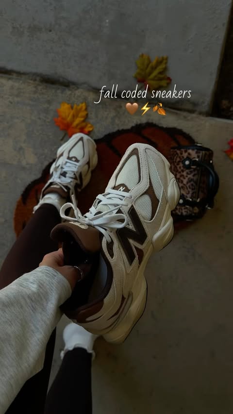 Instagram post by @samanthaalana.ugc for New Balance. Caption reads: [...] “SHOP” for the 🔗 . . . #Sneakers....