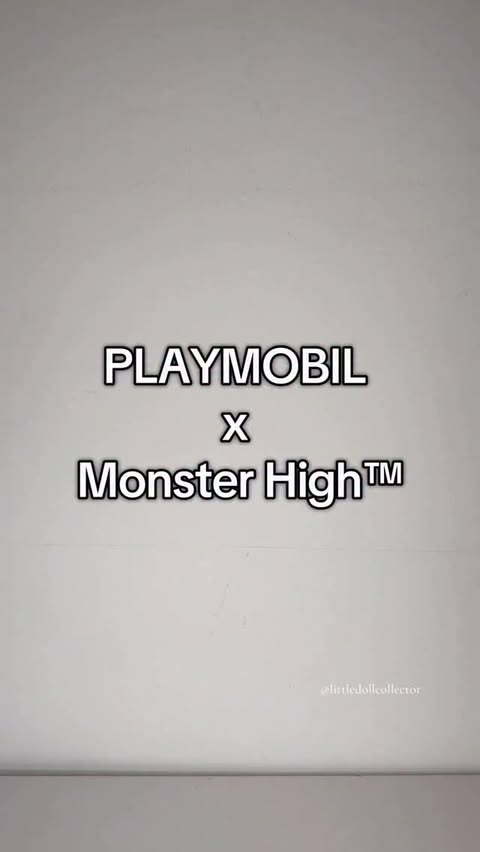 Instagram post by @littledollcollector for PLAYMOBIL. Caption reads: Thank you SO much @playmobil for gifting me the....