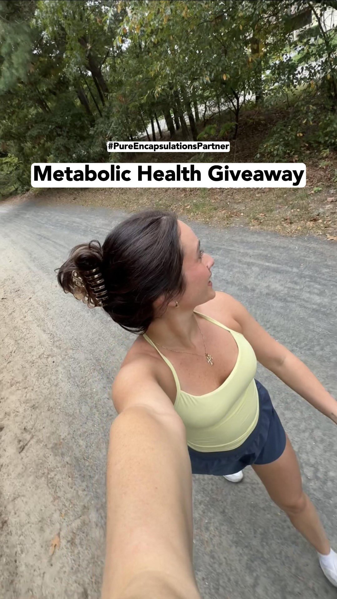 Instagram post by @saraxashleyy for Pure Encapsulations. Caption reads: GIVEAWAY DETAILS 👇🏼🫶🏼....