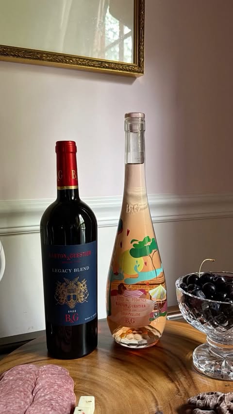 Instagram post by @my_vanity_treasures for ApexDrop. Caption reads: Ad | Collab | Barton & Guestier Wine Contest Do....