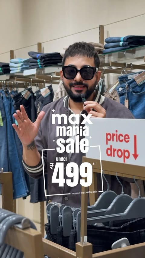 Instagram post by @iamsunnnyyy for Max Fashion. Caption reads: [...] the sale’s on till Jan 31st....