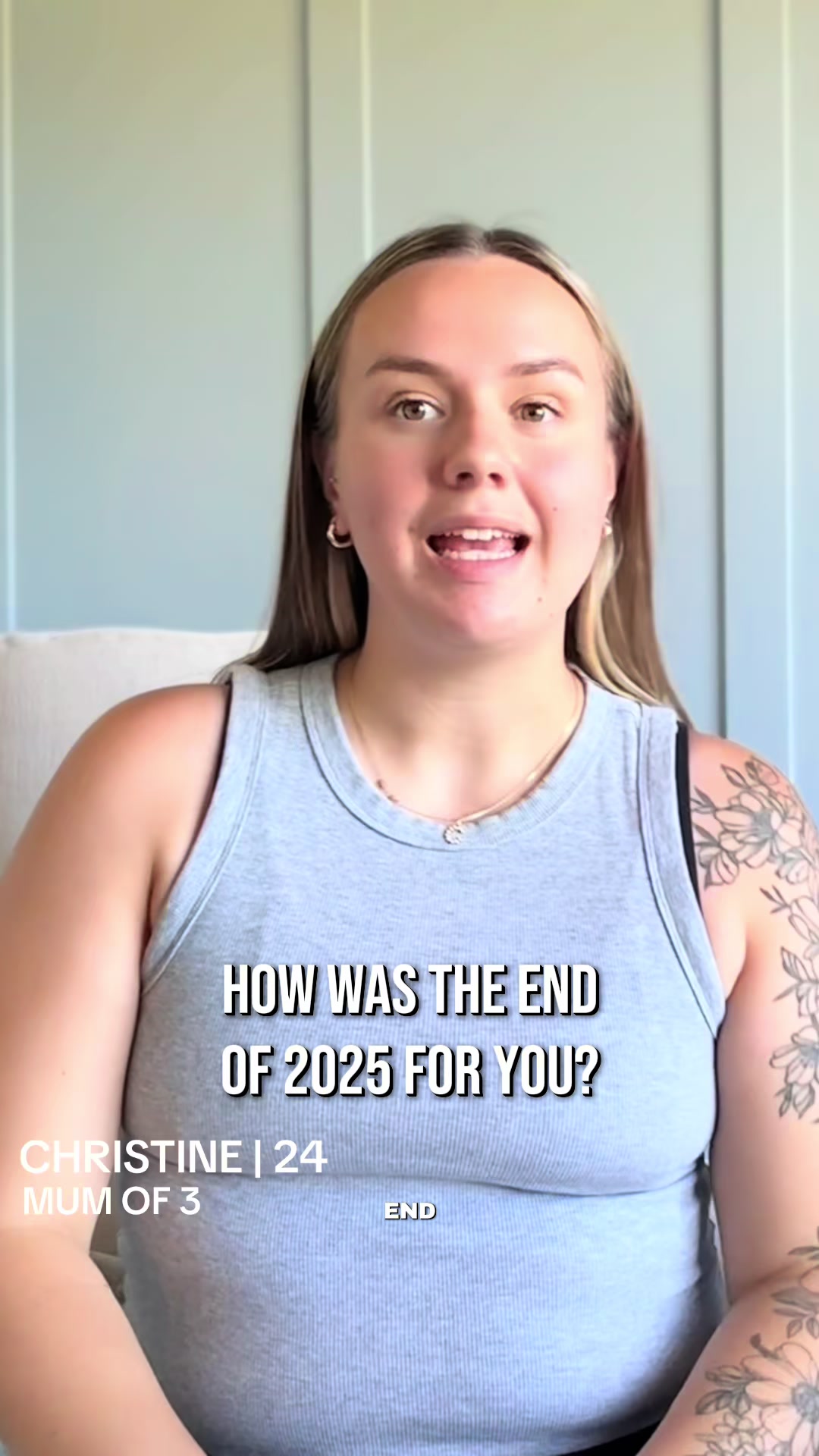 TikTok post by @christinephilippa for Little Bellies. Caption reads: [...] chaos, and snack breaks with @Little Bellies....