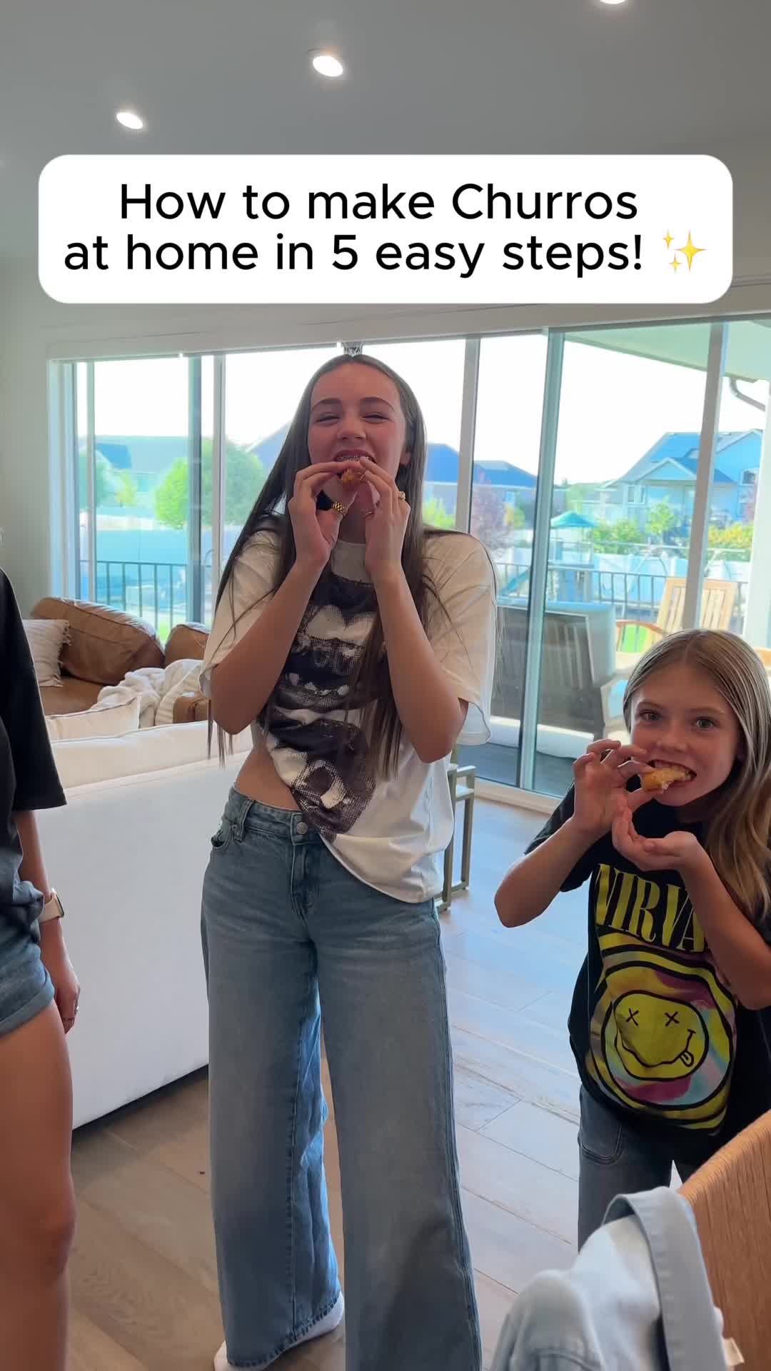 TikTok post by @lindydenny for San Diablo Churros. Caption reads: [...] to make?! 😋🍩 Obsessed with these....