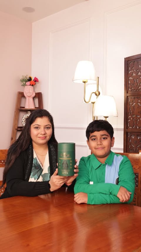 Instagram post by @kritikasingh1952 for Vasu Healthcare. Caption reads: From immunity to focus to everyday energy—Vasu....