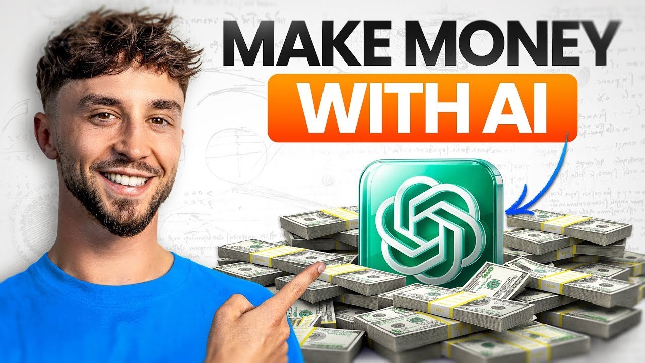 YouTube post by @LiamOttley for Invideo Creators. Caption reads: 5 Genius Ways to Make Money From Home in 2026....