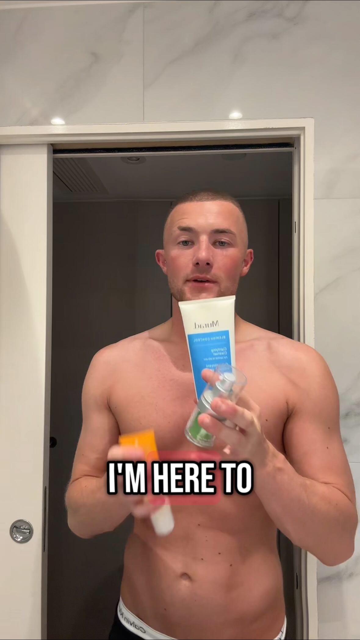 Instagram post by @jordanburrow for Murad Skincare UK. Caption reads: @muradskincareuk review after 10 days of using the....