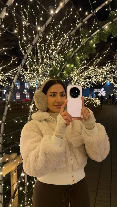 Instagram post by @ritupamnani for Honor. Caption reads: Capturing the beauty of Iceland with Honor Magic 8....