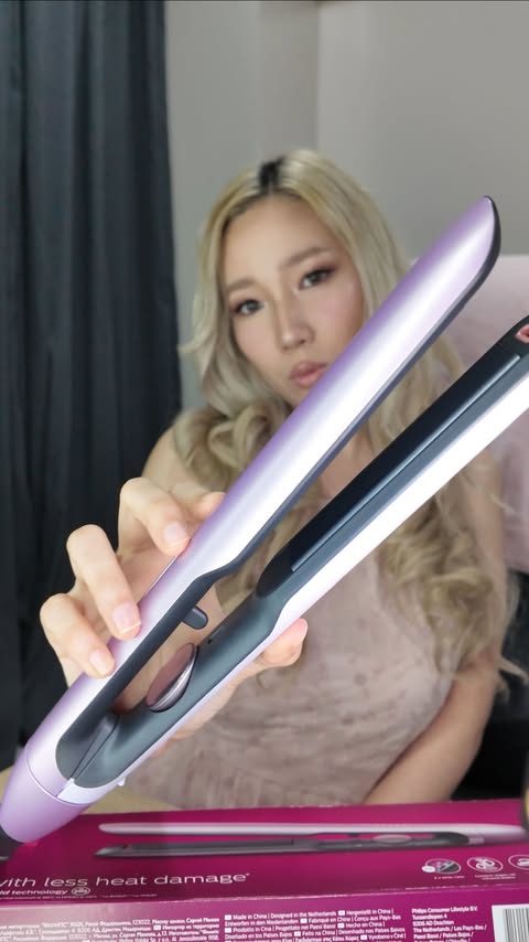 Instagram post by @kharamaki for Philips. Caption reads: Grwm to go to @tyla ‘s afterparty!! Styled with....