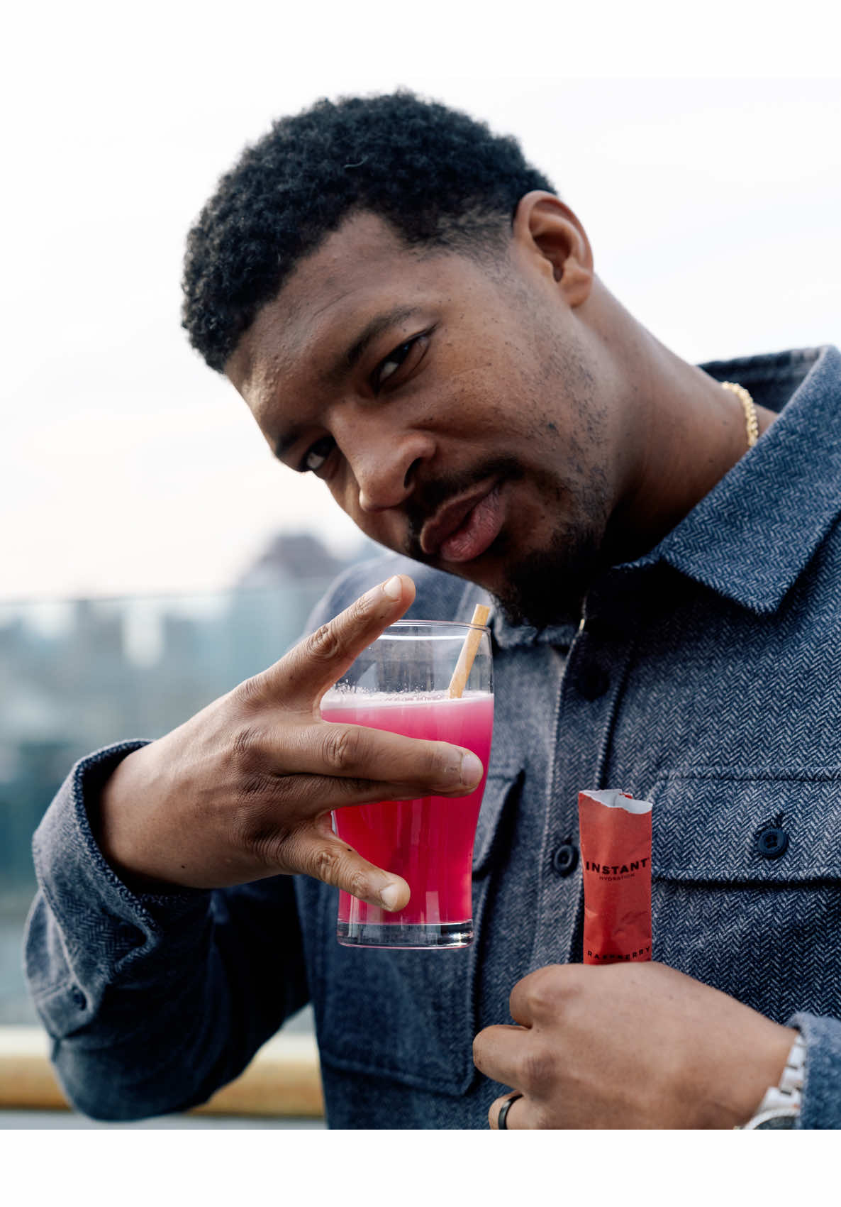 TikTok post by @jaboowins for Instant Hydration. Caption reads: [...] Game with the Hydration Station! @Instant....