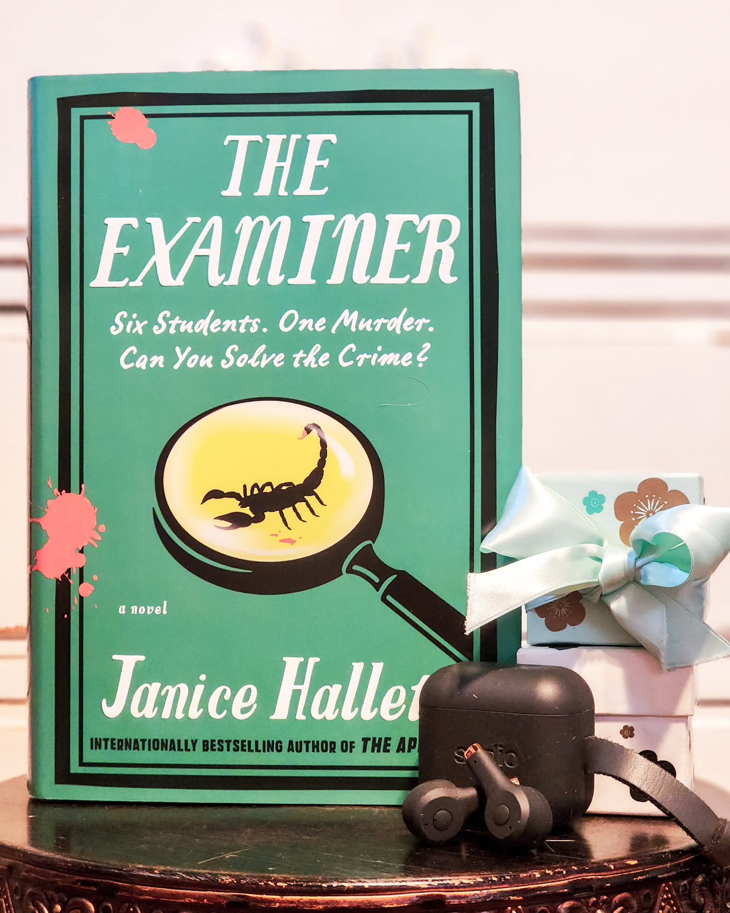 Instagram post by @booksloveandunderstanding for Sudio. Caption reads: 📗🌟 Book Spotlight 🌟📗
The Examiner by Janice....