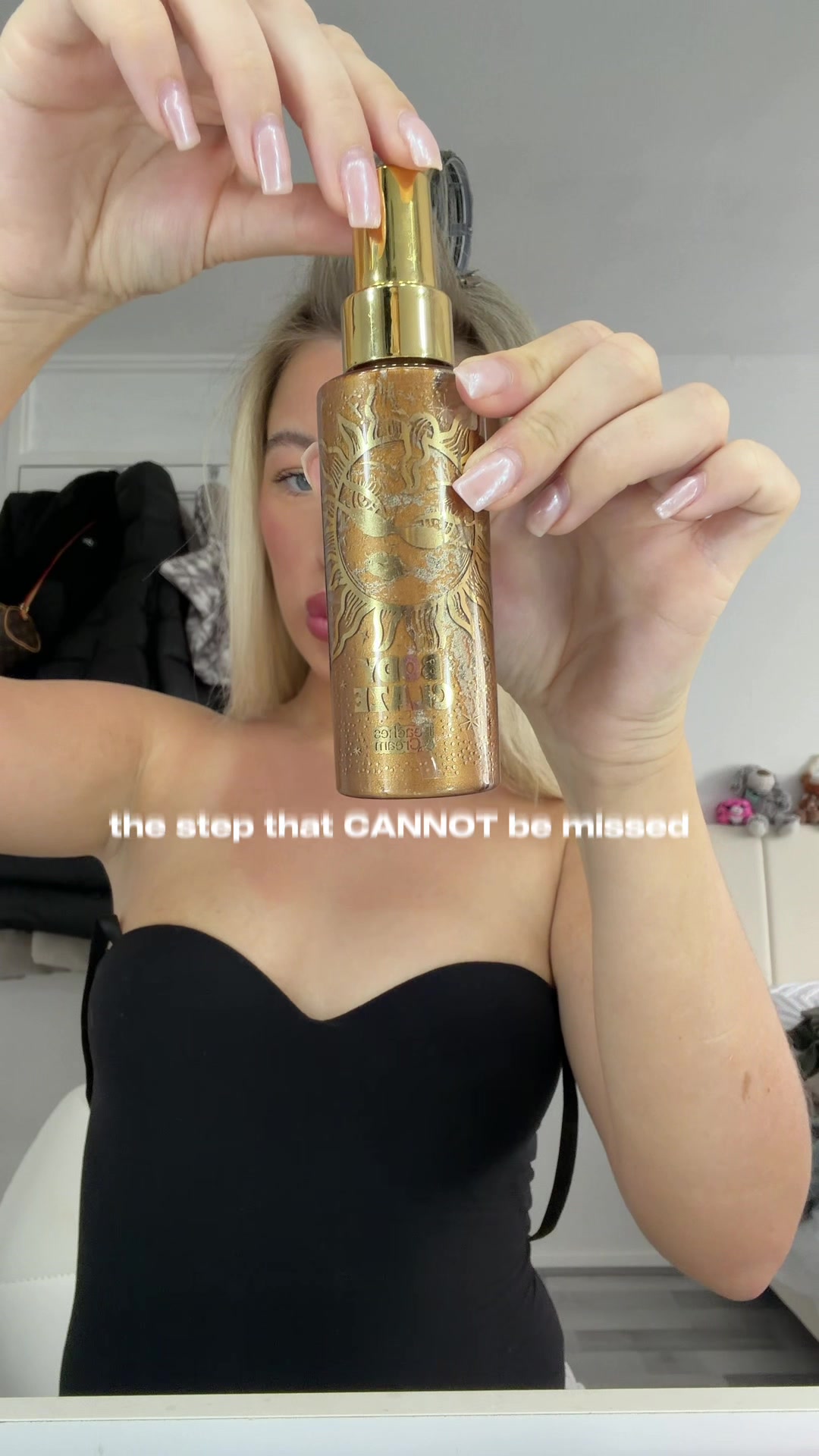 TikTok post by @leahmaddocks2 for Peaches & Cream. Caption reads: [...] fully ready until you’ve got your @Peaches &....