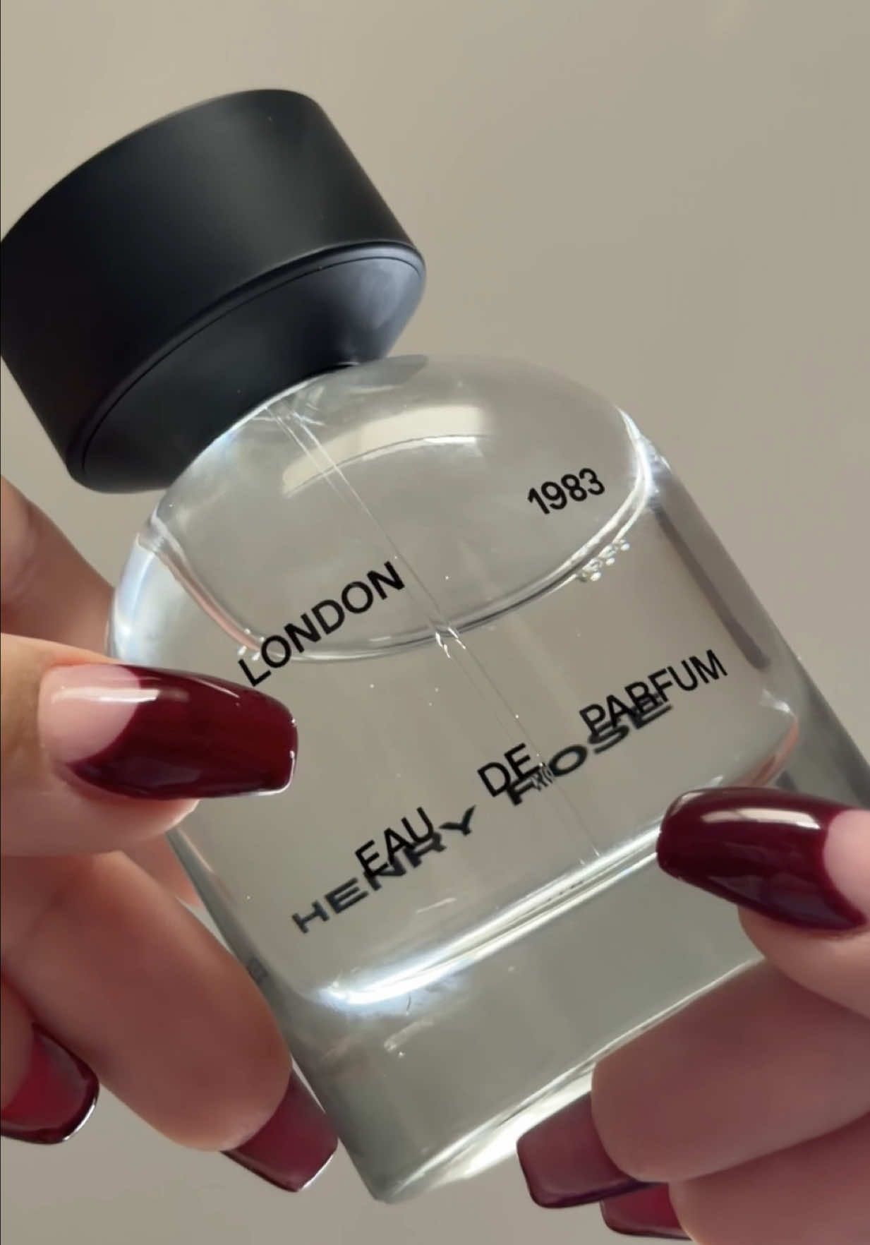 TikTok post by @janjan.maria for Henry Rose. Caption reads: [...] fig forward musk fragrance from @Henry Rose....