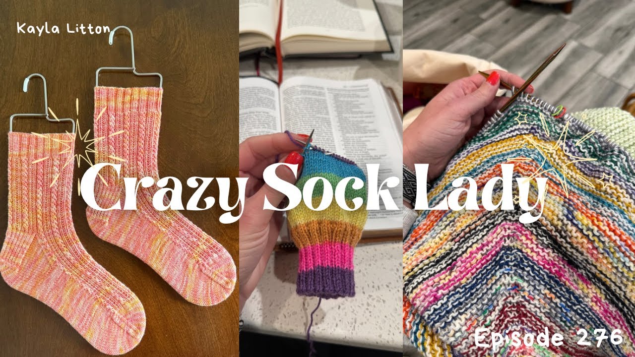 YouTube post by @CrazySockLady for BUILT Bar. Caption reads: Episode 276 / Crazy Sock Lady.