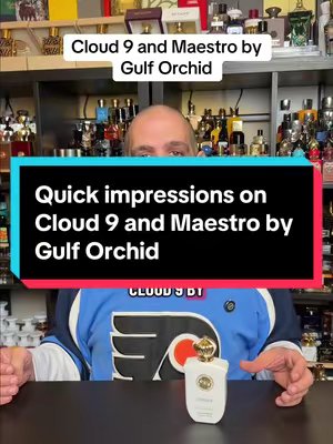 TikTok post by @mr.fragz for Gulf Orchid. Caption reads: [...] impressions on Cloud 9 and Maestro by Gulf....