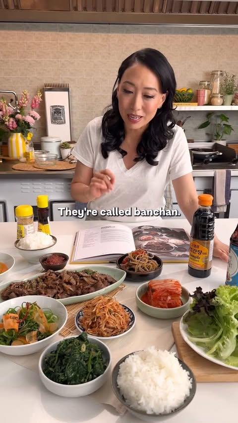 Instagram post by @judyjoochef for Ocado. Caption reads: Ad. An authentic Korean meal is never complete....