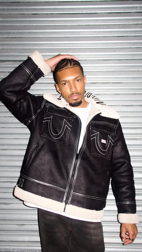 Instagram post by @brandondeejay for True Religion. Caption reads: [...] so I made this transition instead....